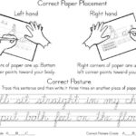 Cursive Handwriting - How to hold your paper